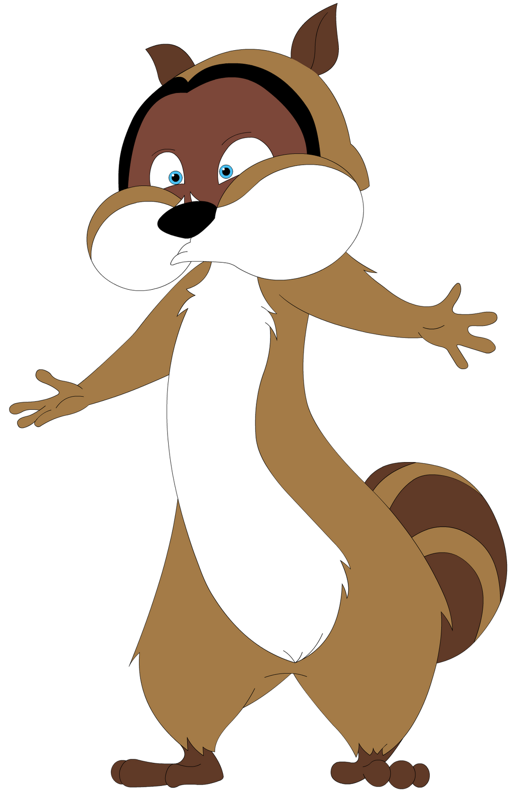 RJ the Racoon Puffy Cheeks by Dachgum on DeviantArt