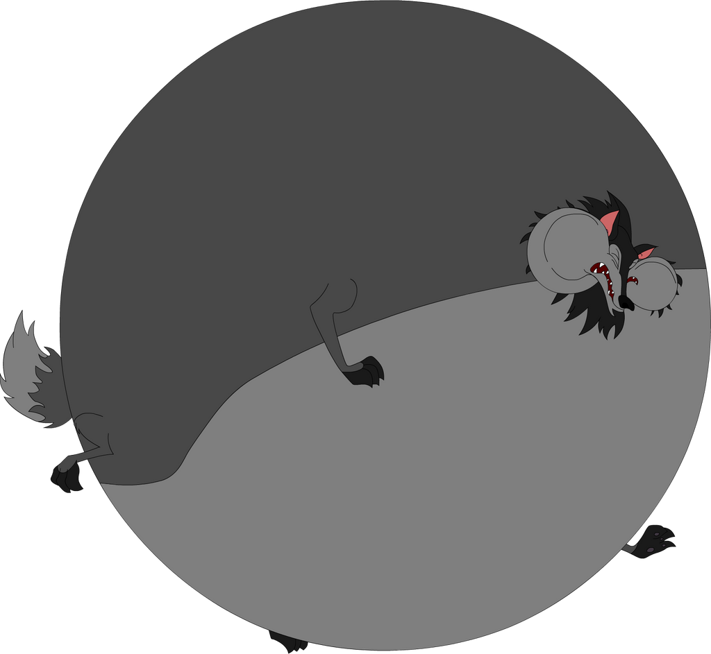 Inflation Edit Deviantart Fenrir body inflation edit Alt 2 by Dachgum on DeviantArt