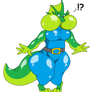 Jewel Lizard puffy cheeks