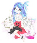 Kai and kitties by HikariAlien