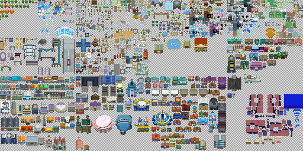 DPPt and HGSS Tileset by Justin8964 on DeviantArt
