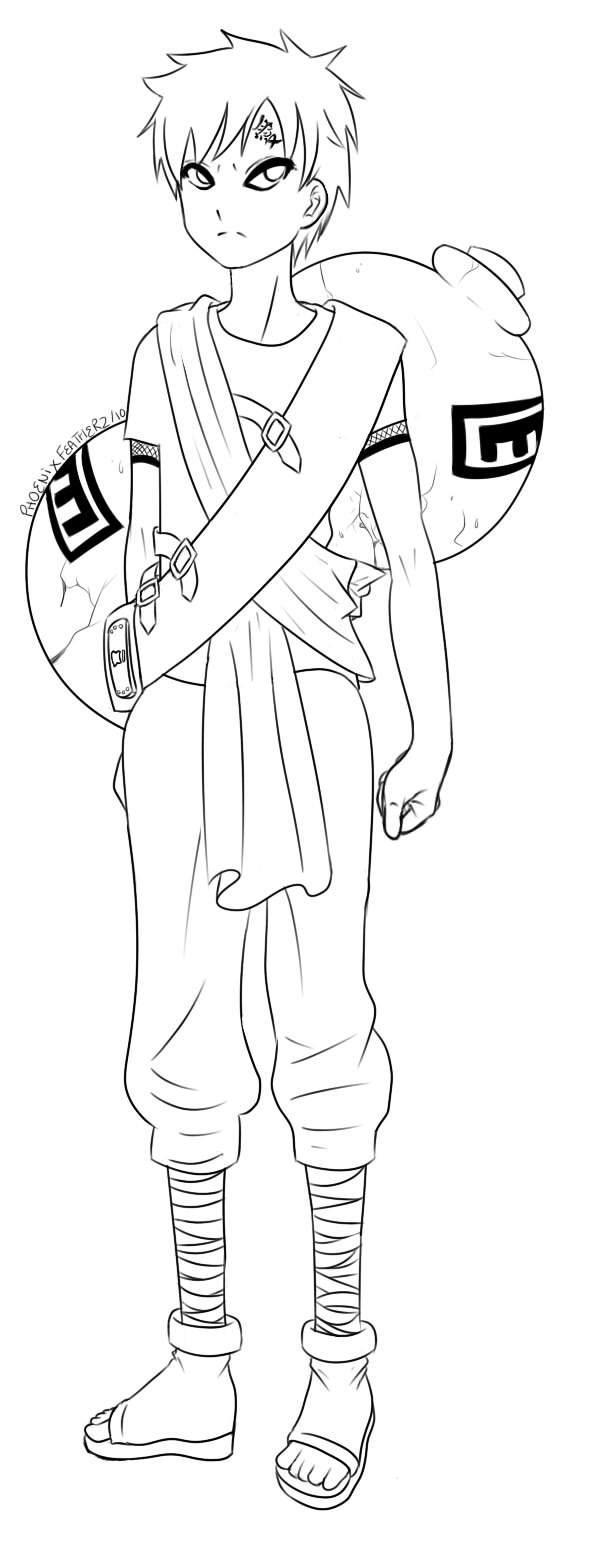 Gaara.LINEART