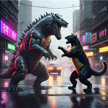 Terminator Vs Godzilla by JulienLePingouin on DeviantArt