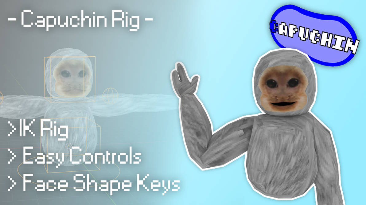 Capuchin VR Blender Rig v1 by zeurumvr on DeviantArt