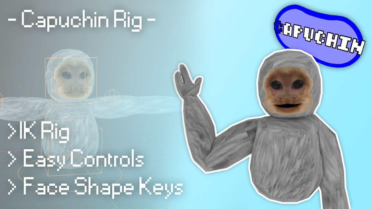 Capuchin VR Blender Rig v1 by zeurumvr on DeviantArt