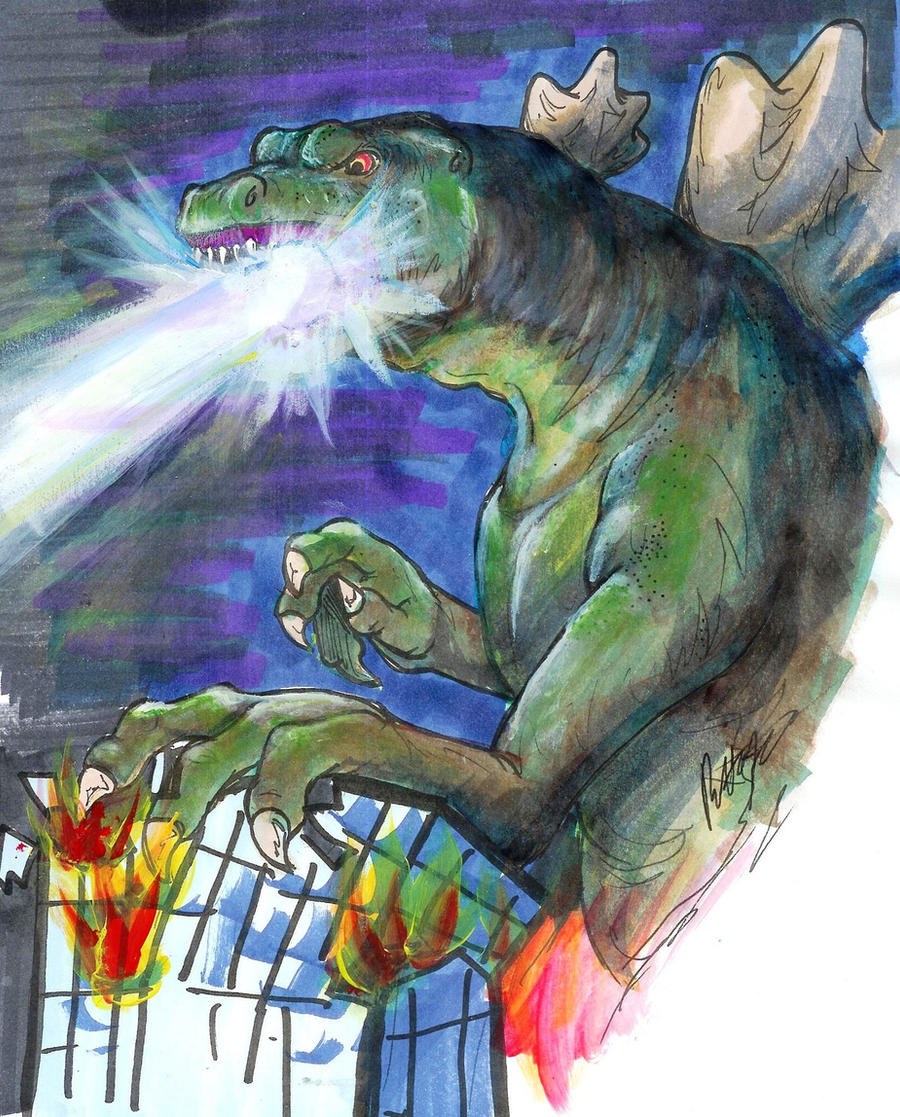 Godzilla The Ride Deviantart Godzilla by TheInsaneArtist on DeviantArt