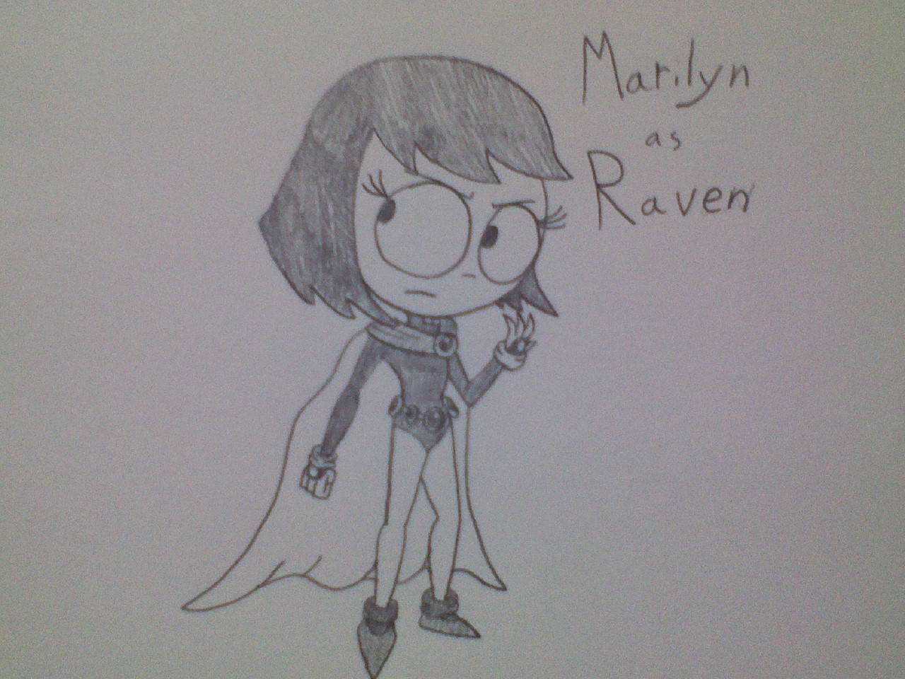 Marilyn as Raven