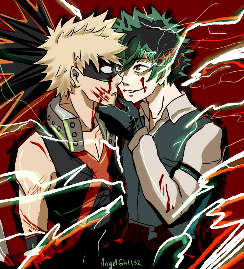 Villain Deku x Bakugou by angelgirl132art on DeviantArt