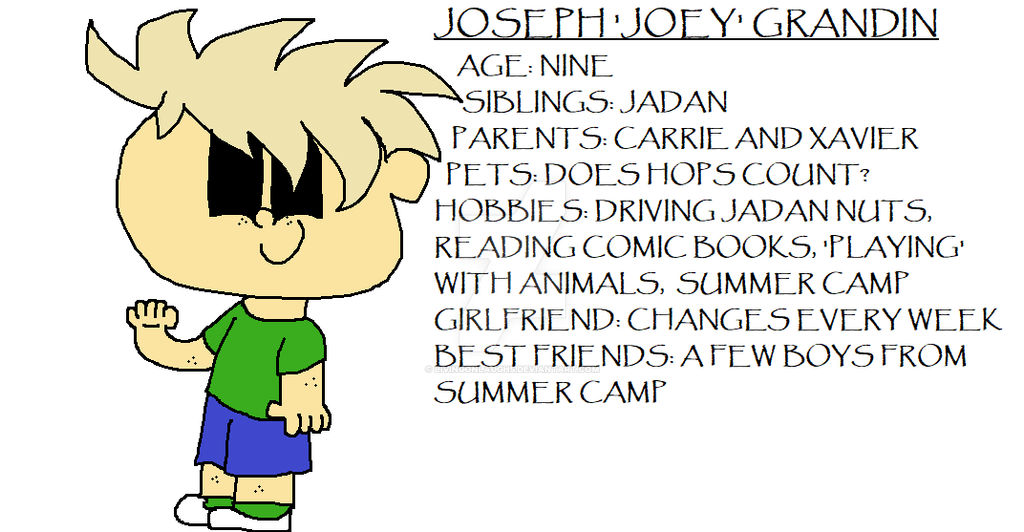 Joey's Profile by LivingOnLaughs on DeviantArt