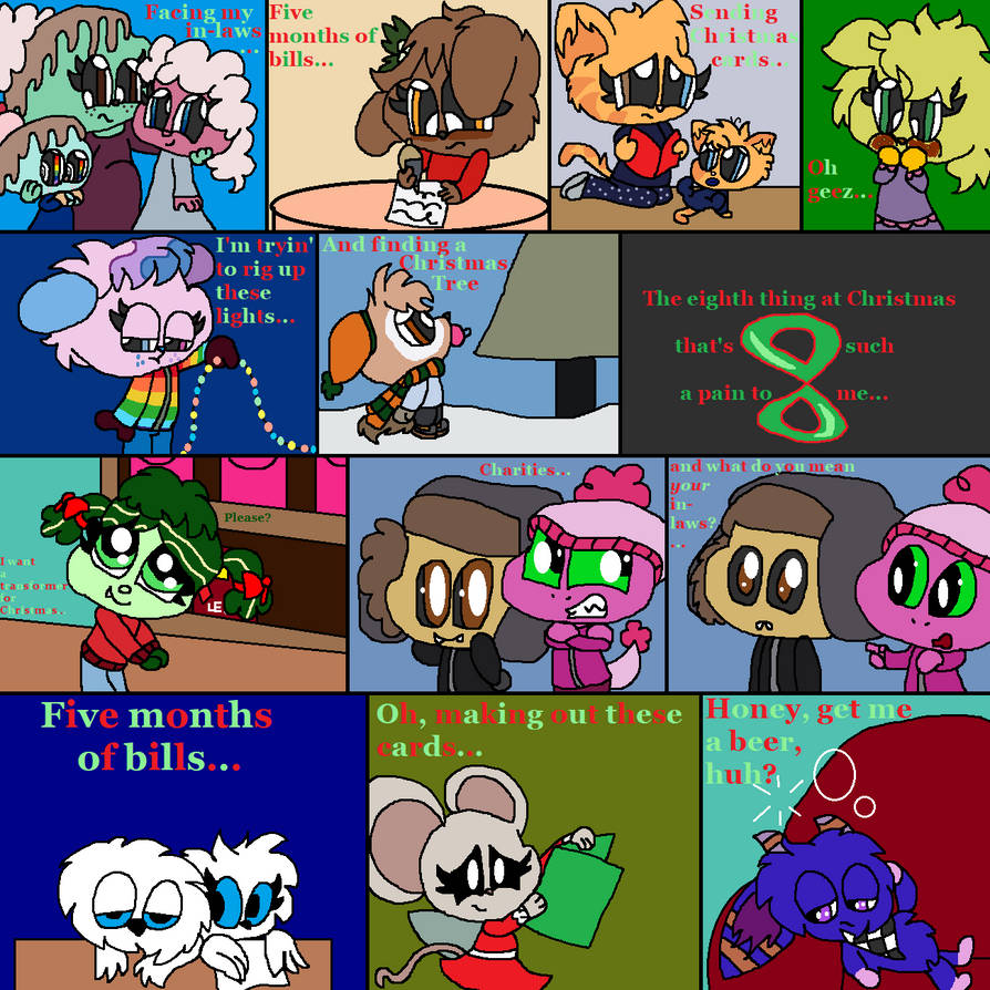 12 Pains of Christmas (2021) Page 4 by LivingOnLaughs on DeviantArt 12 Pains Of Christmas