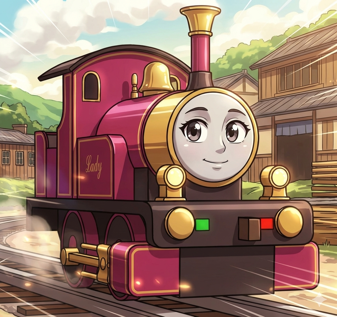 Lady Engine Prop Lady The Golden Engine by SUNTAXGAS on DeviantArt