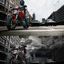 Modern ghost rider photomanipulation