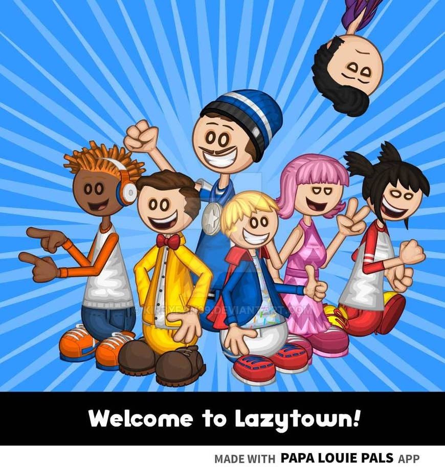 Lazytown but in Papa Louie Pals by KirbyFan99 on DeviantArt