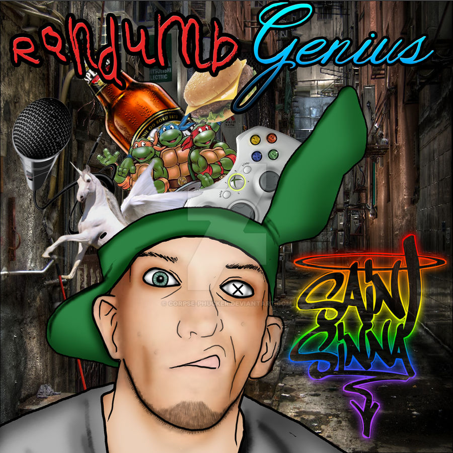 Saint Sinna (Randumb Genius) Album art.