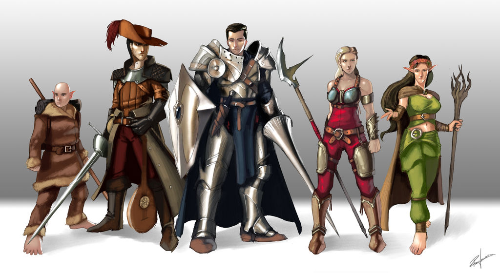 DnD Party Commission by NightmareGK13 on DeviantArt