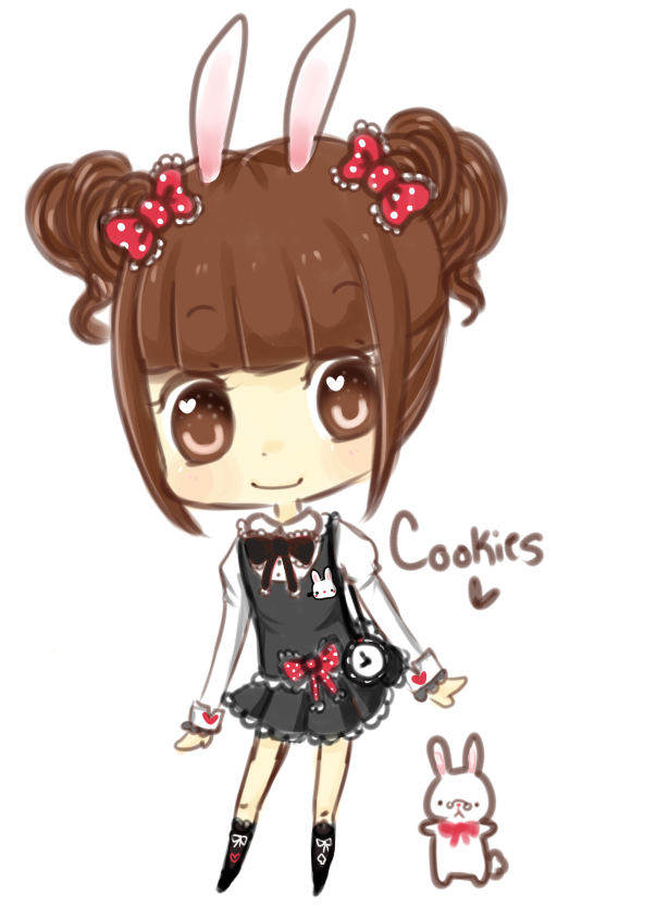 .:Cookies and Kyu's new outfit 8D:.