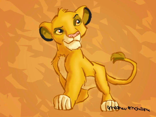 Simba, DIsney Art Academy by Dymarob on DeviantArt