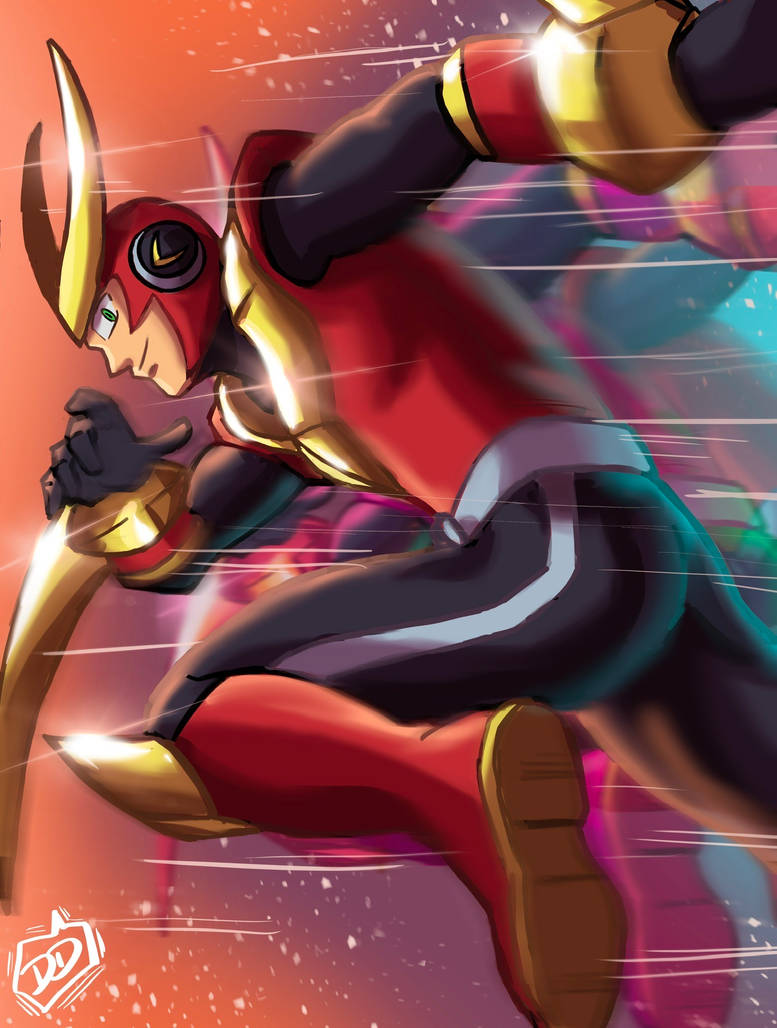 QuickMan EXE by DevonDorseyArt on DeviantArt