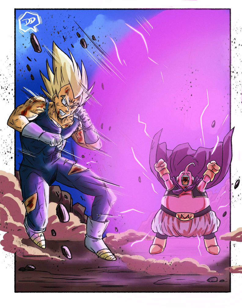 Majin Vegeta Vs Fat Buu Full Fight Majin Vegeta Vs Majin Buu by DevonDorseyArt on DeviantArt