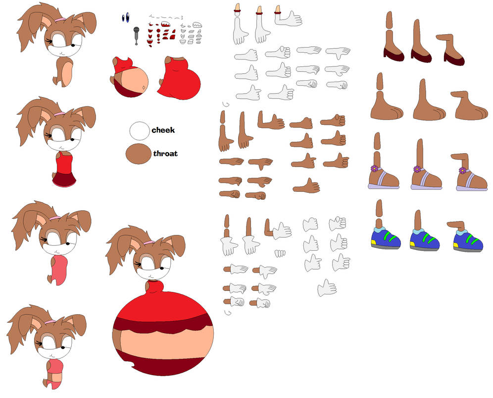 Character Builder Rabbit Jen (Jennifer) The Rabbit Builder 2 by SarahFoxie2 on DeviantArt