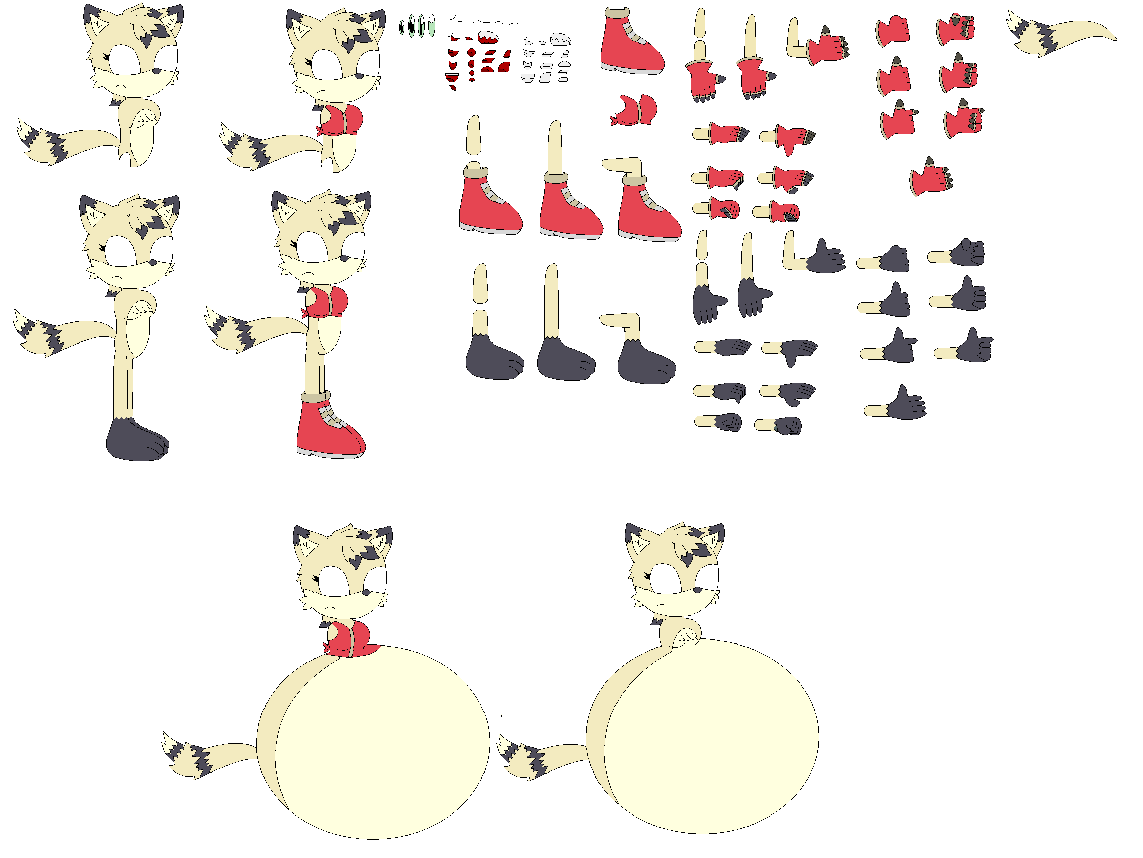 Brenda The Canine Builder by SarahFoxie2 on DeviantArt