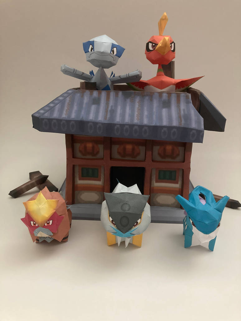 Ninjatoes' papercraft weblog: Papercraft Pokémon Voltorb and Electrode