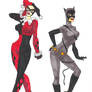 Harley Quinn and Catwoman