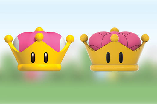 Super Crown for Bowsette/Boosette (3D Print Model)