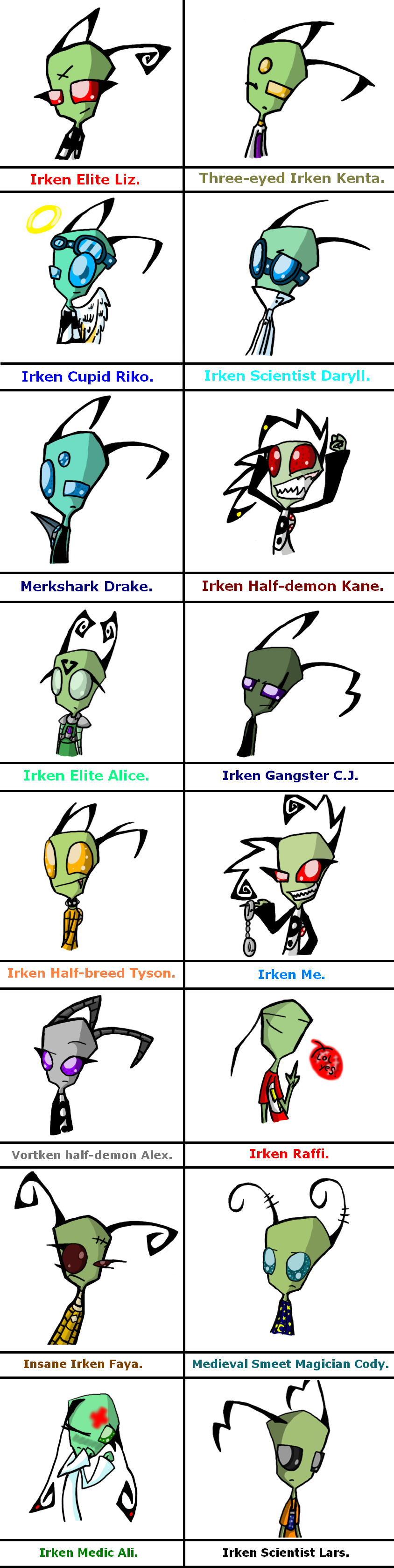 Irken characters - 1