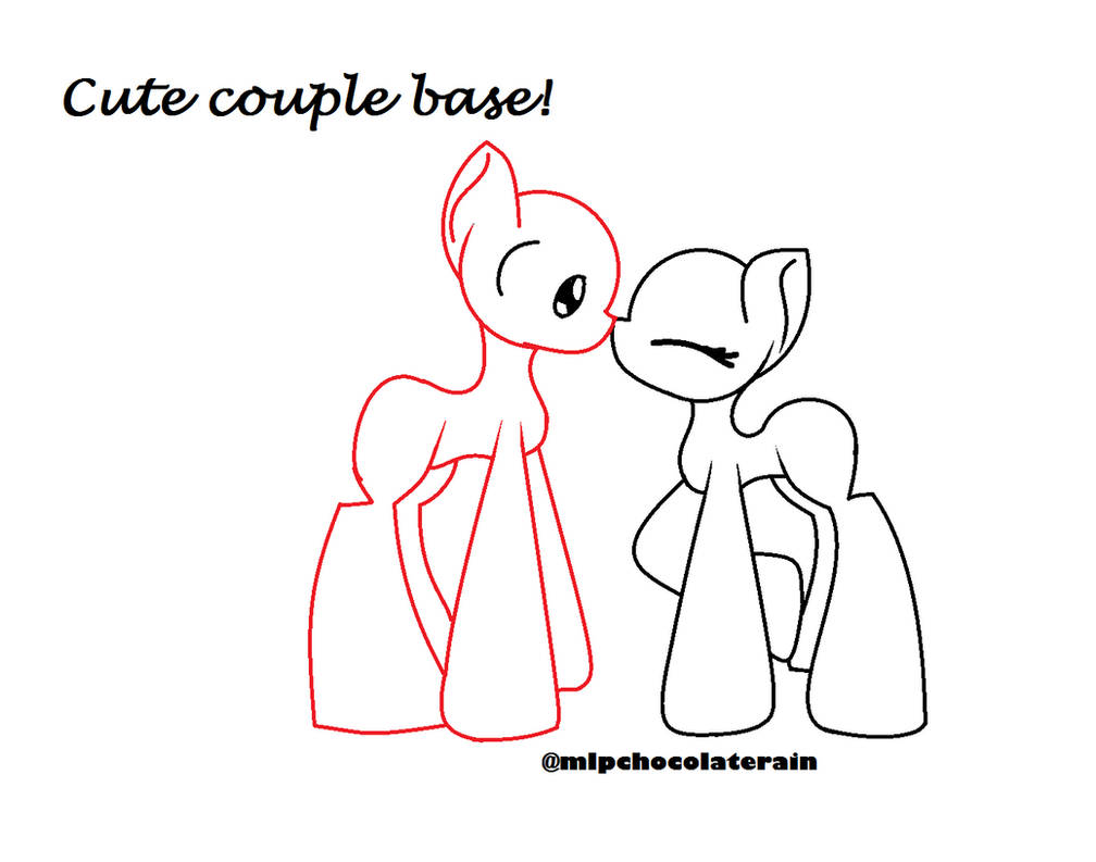 Cute Couple base by MlpChocolateRain on DeviantArt