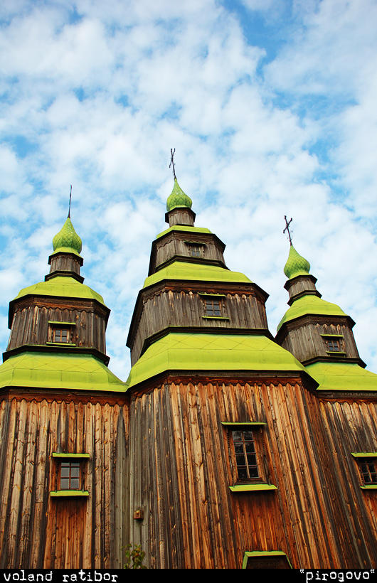 Church in Pyrogovo by voland14 on DeviantArt