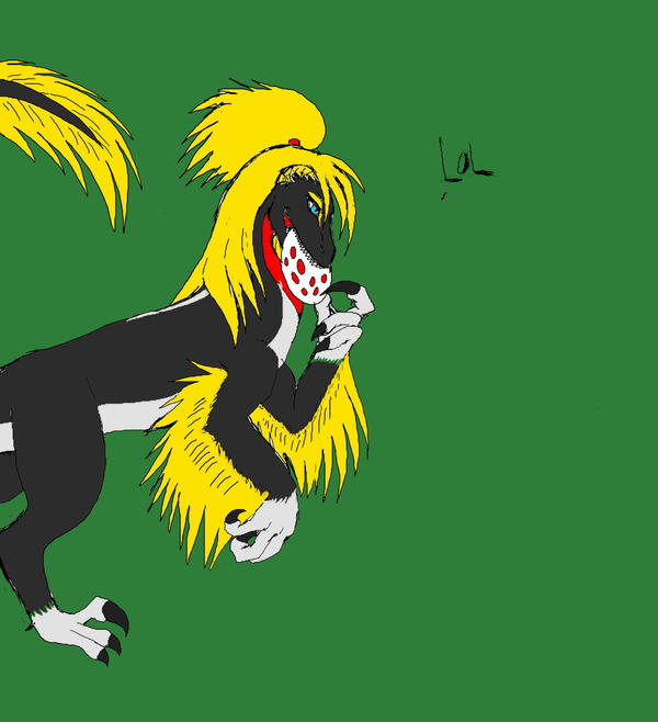 Lol Dei-raptor...with an egg by Akumaru13 on DeviantArt