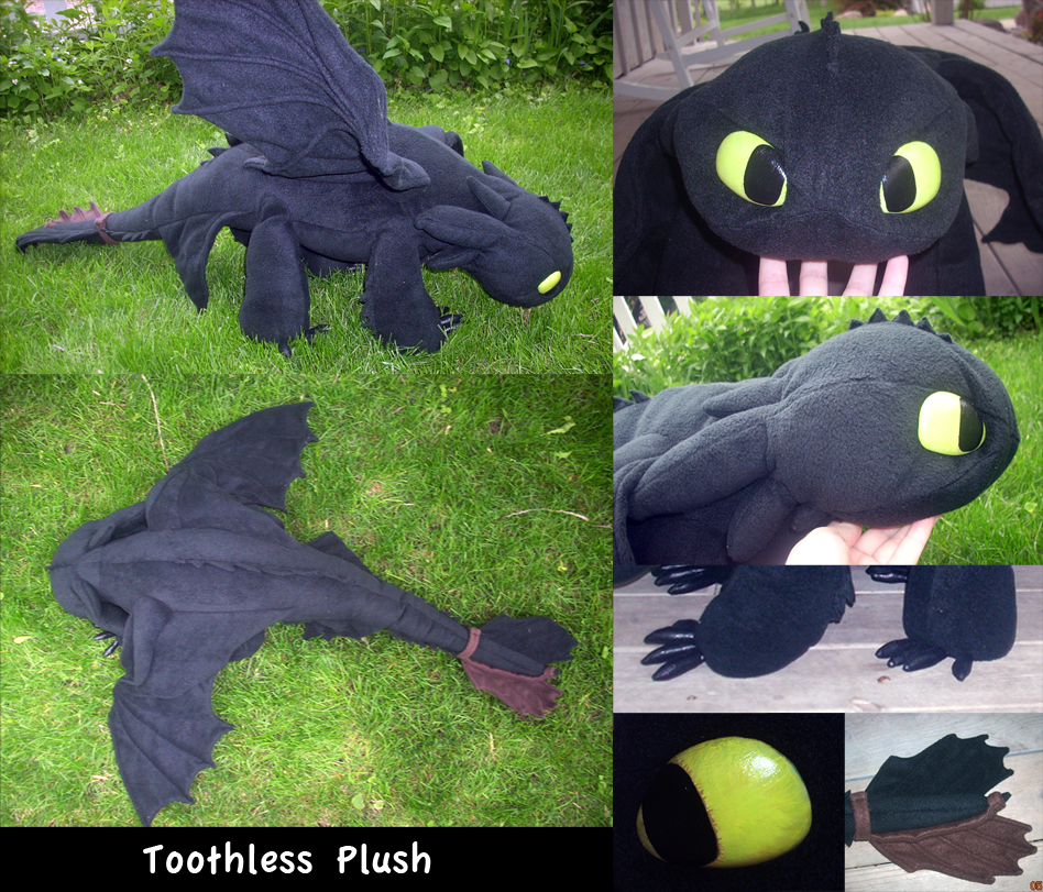 Toothless Plush by nooby-banana on DeviantArt Toothless Plush by nooby-banana on DeviantArt