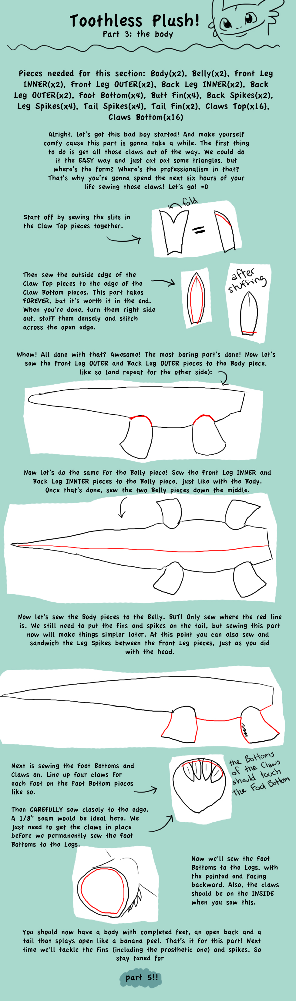Toothless Tutorial Part 3