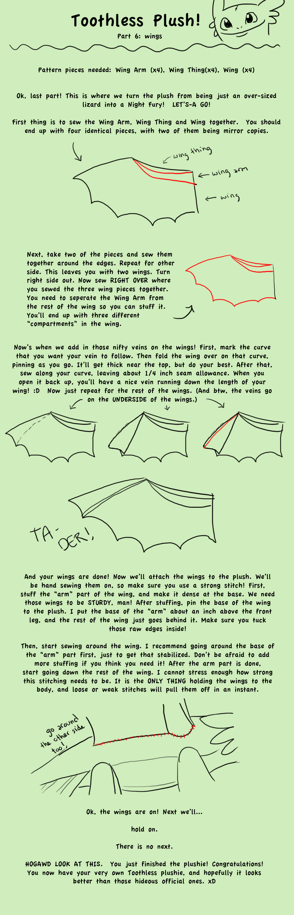 Toothless Tutorial Part 6