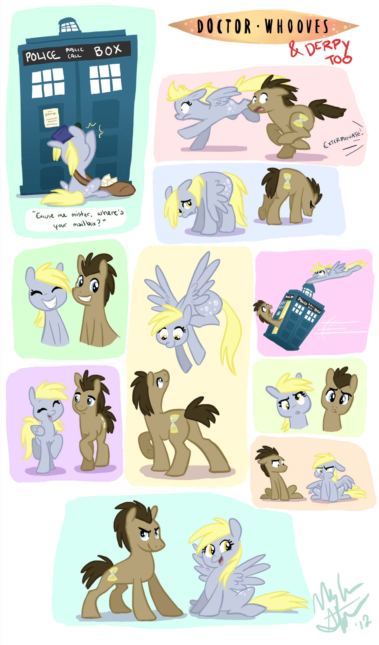 Doctor Whooves and Derpy