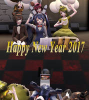 MMD Five Nights At Meiko's - Happy New Year 2017