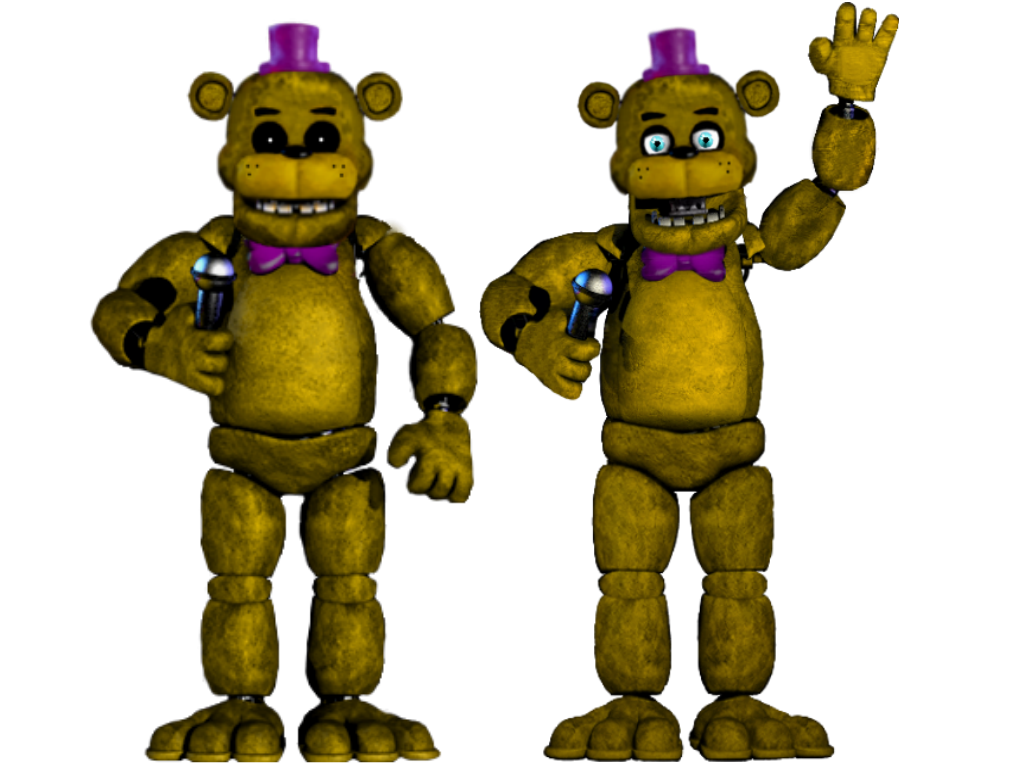 Fnaf UCN Nightmare Fredbear by Spring-o-bonnie on DeviantArt