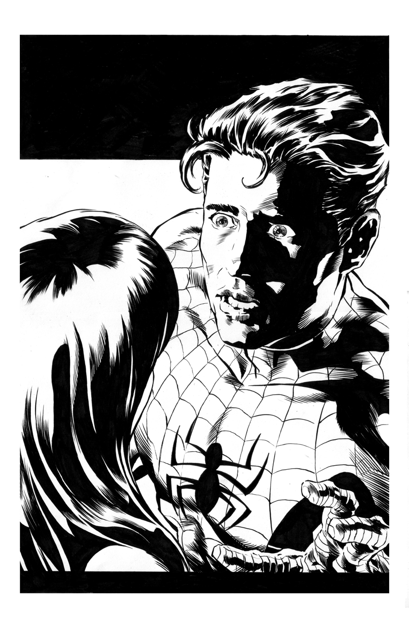 Mike Deodato Spiderman Inks