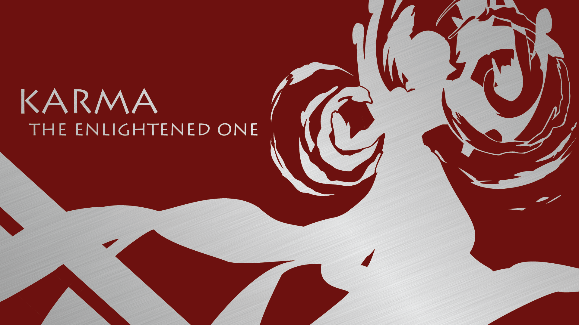 Karma Silhouette - Red - Metal - 1920x1080