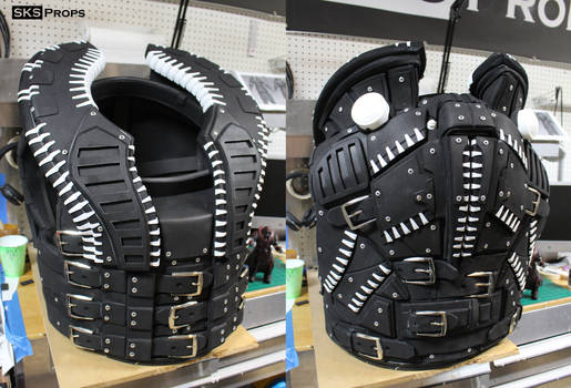 Gears of War Theron Guard Cosplay WIP 3 SKS Props