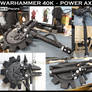 WARHAMMER 40K - Power Axe SKS Props