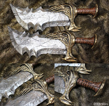 God of War Blades of Chaos Hand Sculpted SKSProps