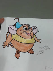 Disney's Cinderella's Gus Gus- Fanart coloured