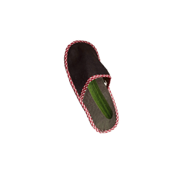 Cucumber in a slipper