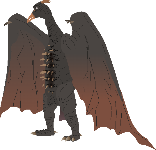 Showa Rodan vector by DRIPNAUTILUS2 on DeviantArt