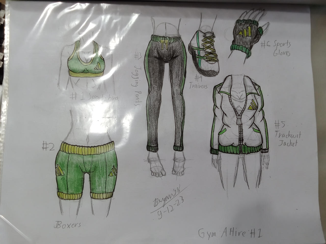 Exercise Dress Code Drawing Gym Attire 1 by Bryan98 on DeviantArt