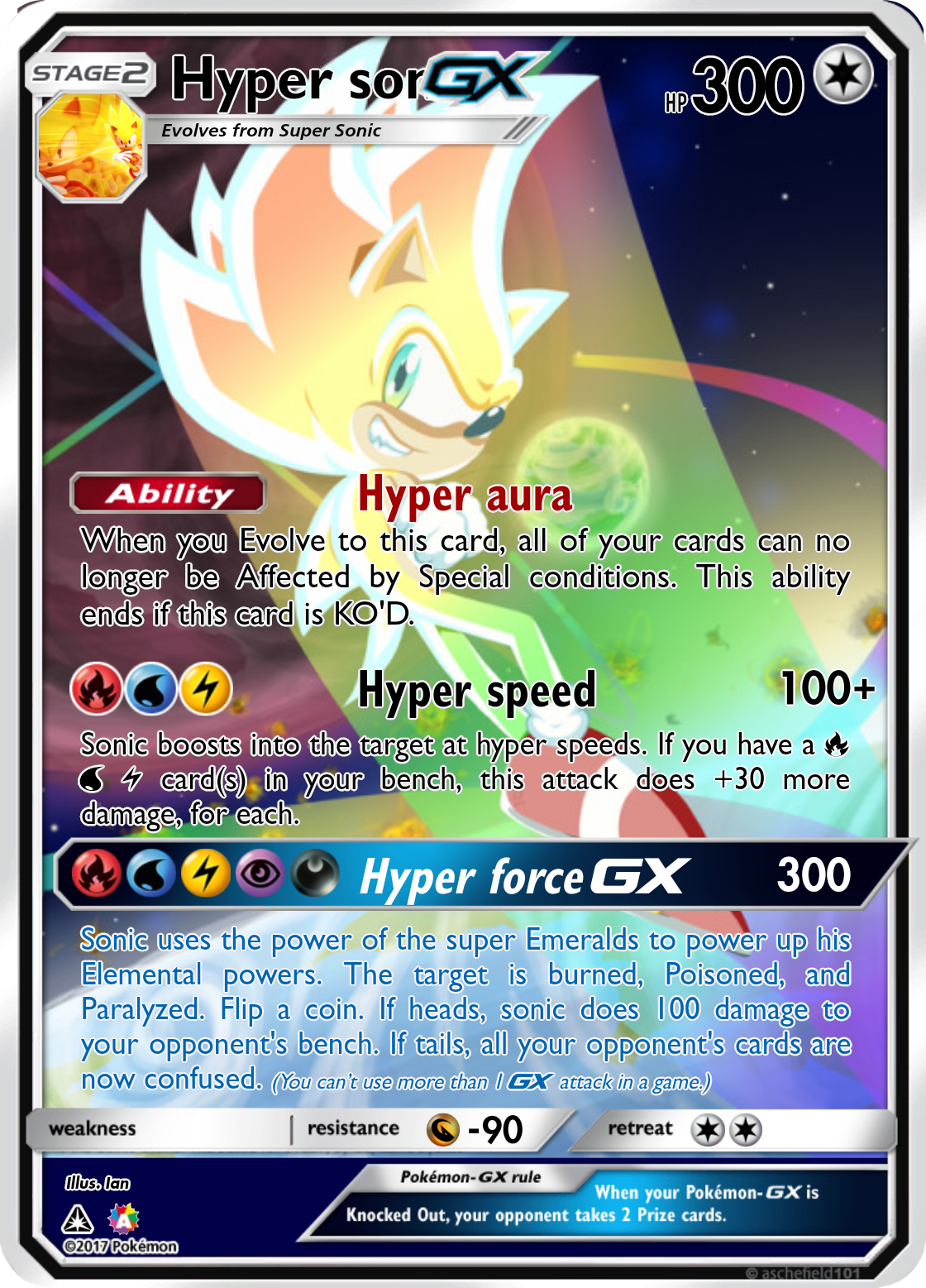 Pokemon hyper sonic lv x