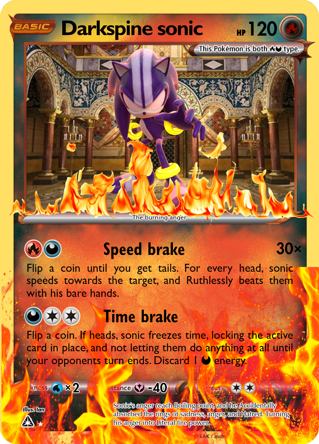 Darkspine sonic card by skymemes on DeviantArt