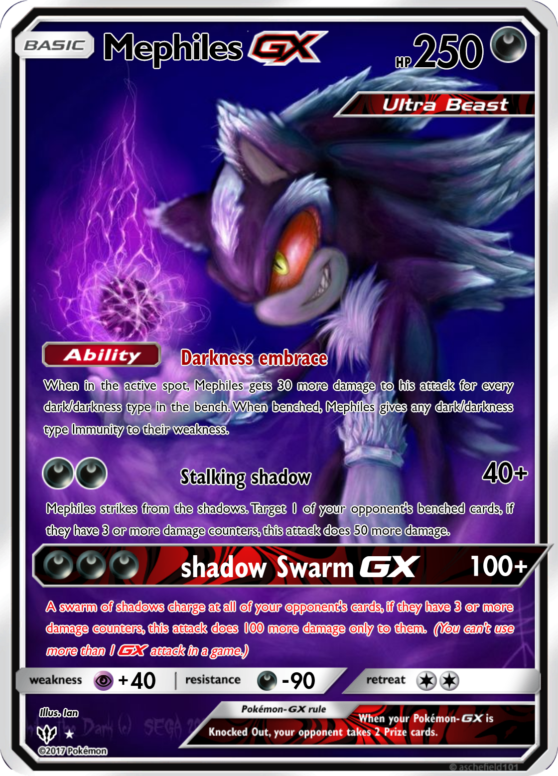 Darkspine sonic card by skymemes on DeviantArt